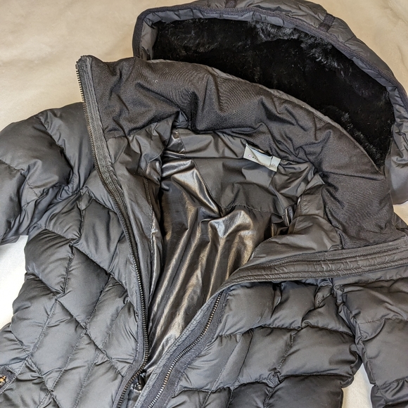 Athleta Black Long Puffer Parka - Picture 12 of 15